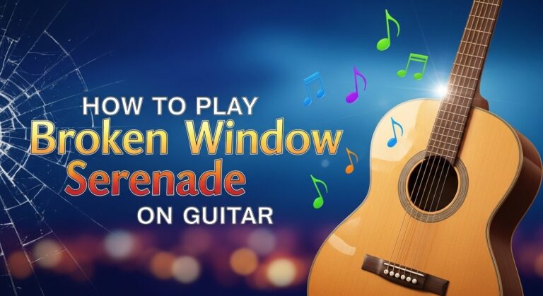 How to Play Broken Window Serenade on Guitar