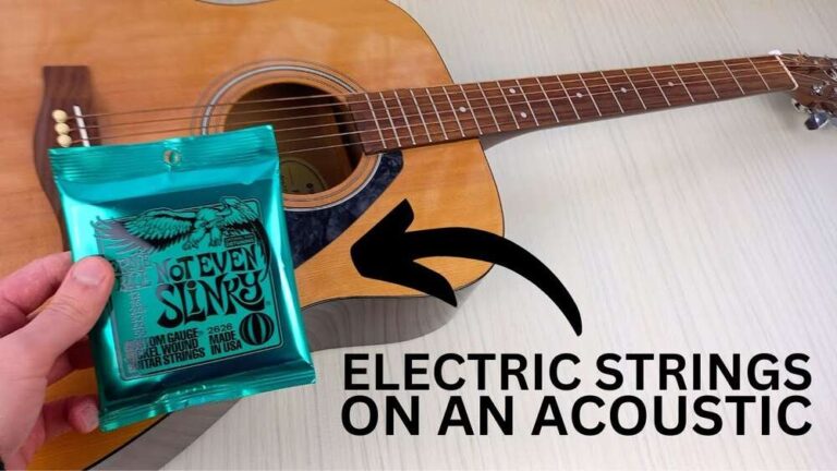 Can You Put Electric Guitar Strings on an Acoustic? Expert Tips!