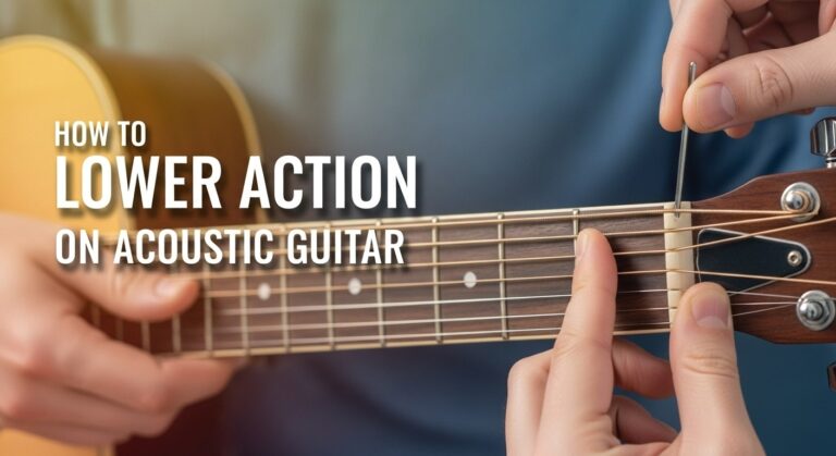 How to Lower Action on Acoustic Guitar