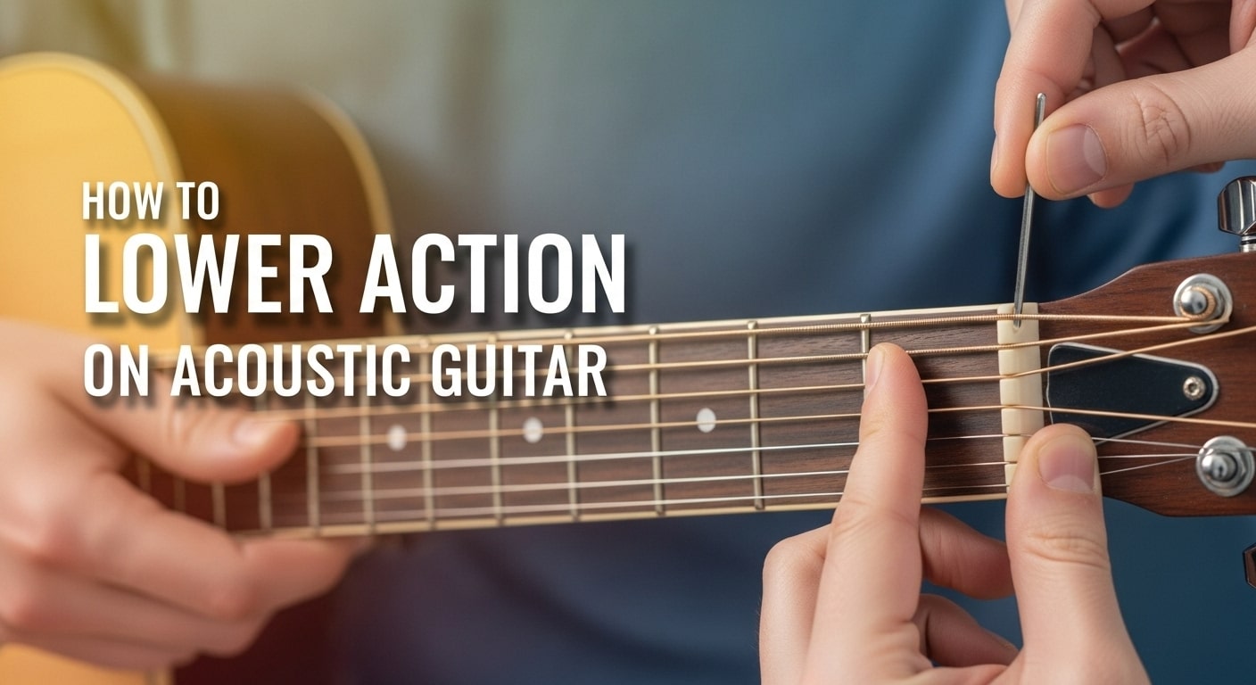 How to Lower Action on Acoustic Guitar: Steps for Better Playability