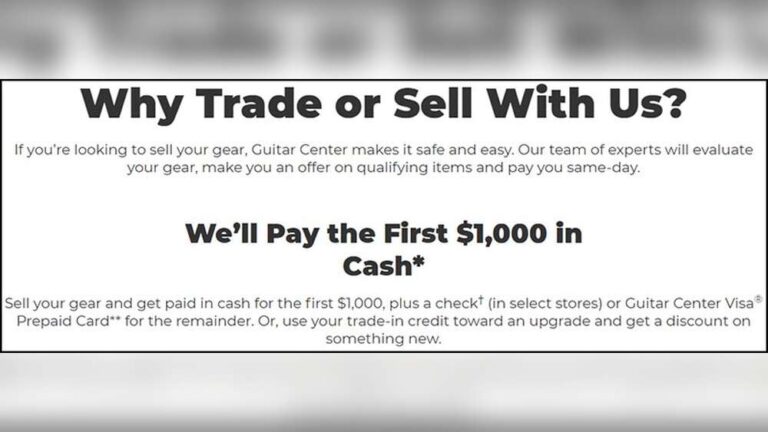 How Much Does Guitar Center Give for Used Gear: Insider Tips Revealed