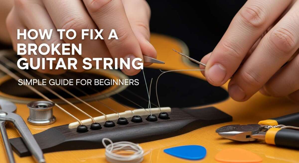 How to Fix Broken Guitar String – Simple Guide for Beginners
