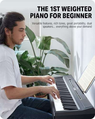 Best Digital Piano For Beginners With Weighted Keys: Review