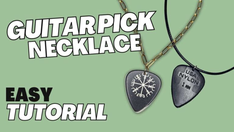 How To Make A Guitar Pick Necklace
