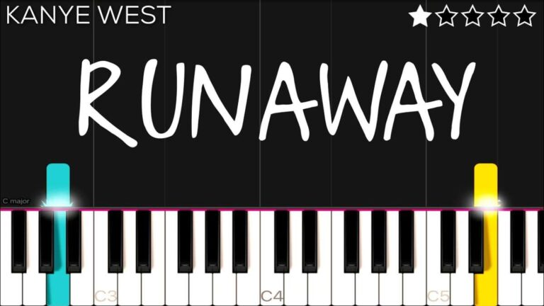 How To Play Runaway On Piano