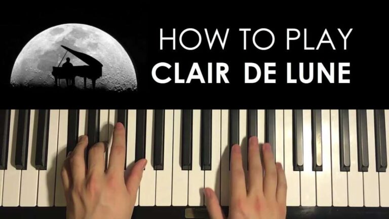 How To Play Clair De Lune On Piano
