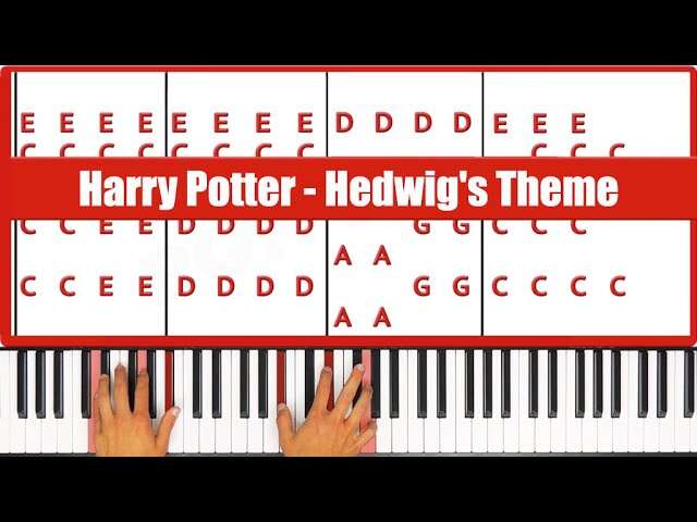 How To Play Harry Potter On The Piano: Easy Piano Tutorial
