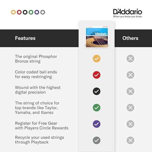 D'Addario EJ16 Phosphor Bronze Acoustic Guitar Reviews