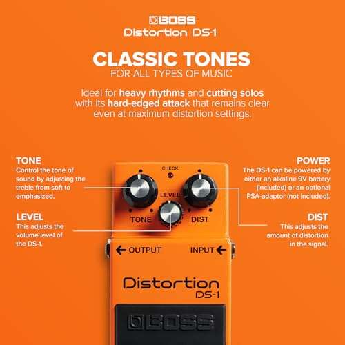 Boss Ds 1 Distortion Guitar Pedal Review