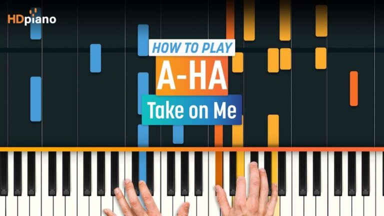 How To Play Take On Me On Piano