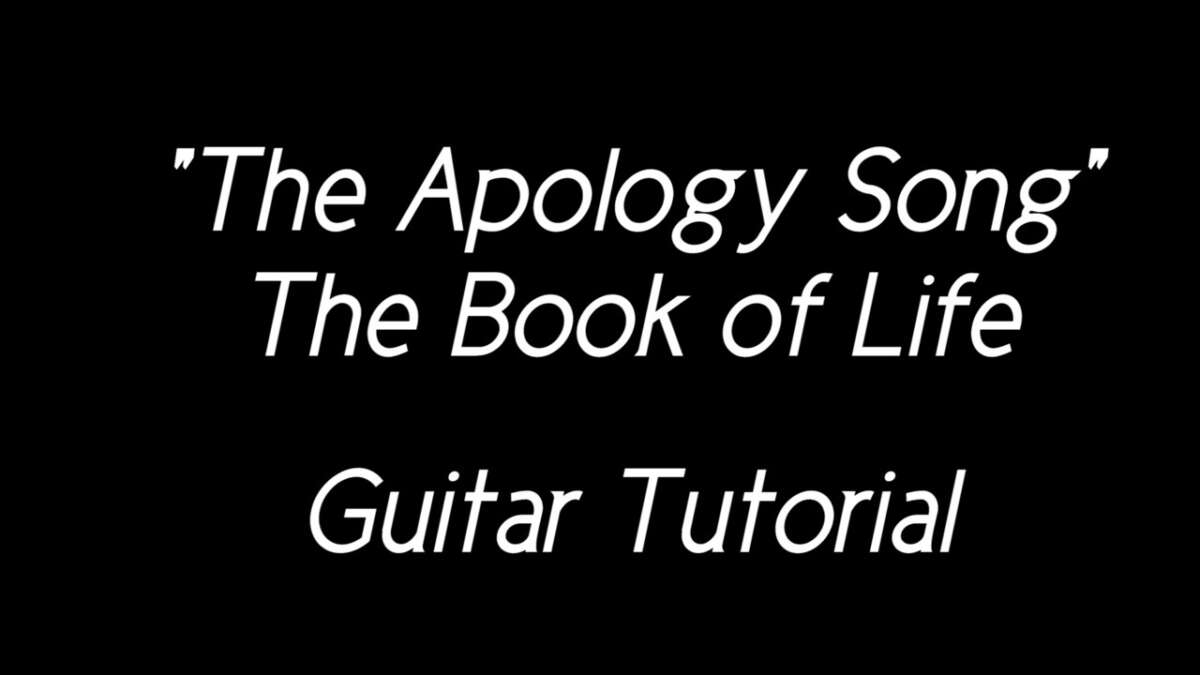 How To Play The Apology Song On Guitar: Easy Chords & Tabs