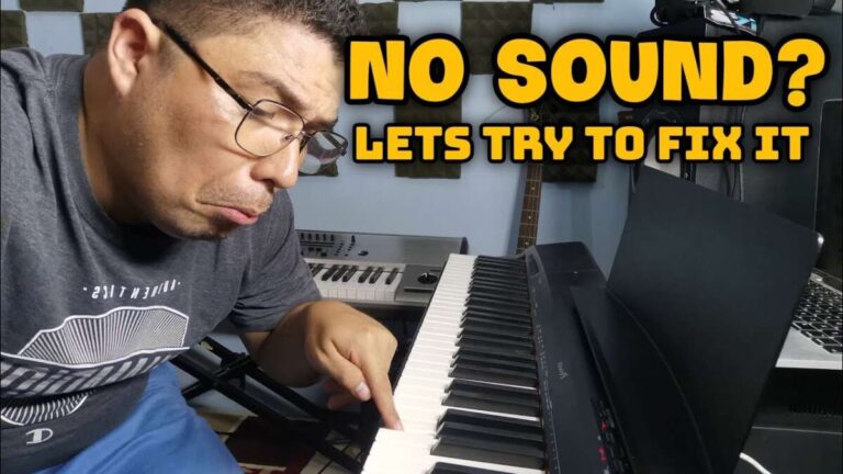 How To Troubleshoot No Sound In Digital Piano