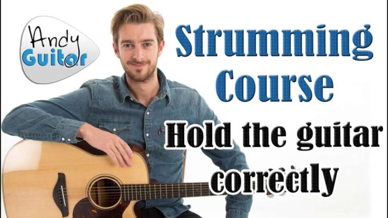 How Do You Hold A Guitar