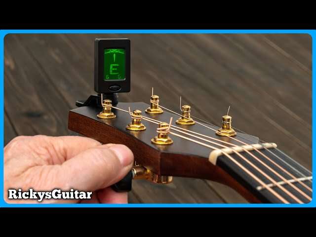 How Do You Tune A Guitar With A Tuner