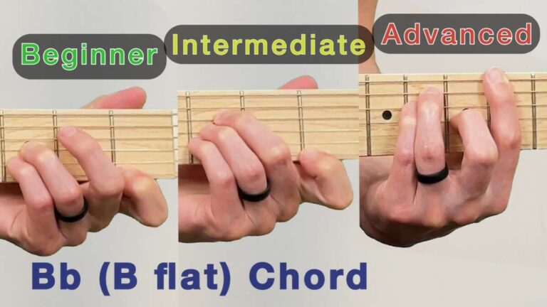 How Do You Play B Flat On Guitar