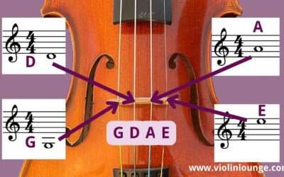 What Are The Names Of The Strings On A Violin