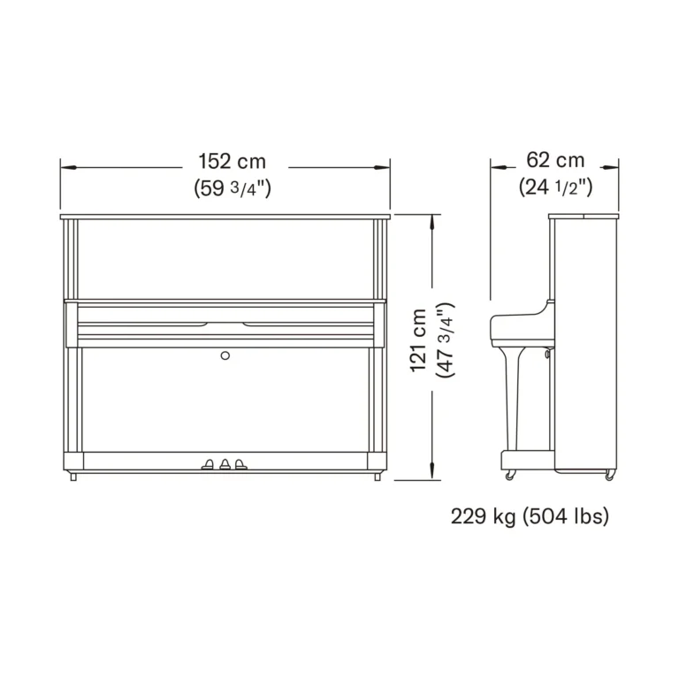 How Wide Is An Upright Piano